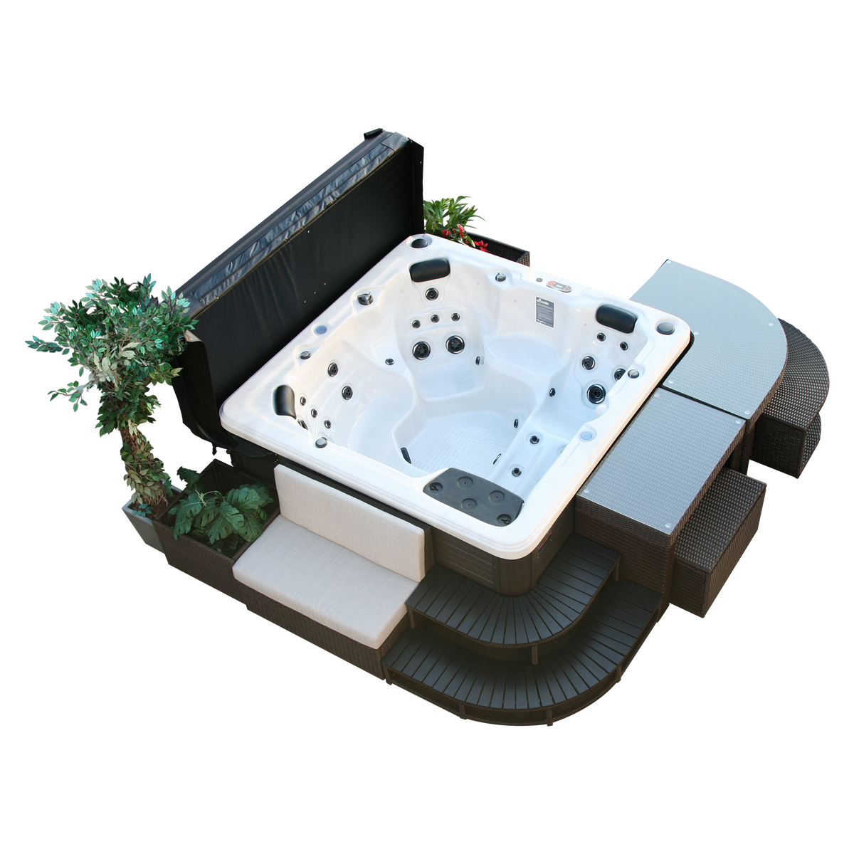 Corner Bar Set Square Surround Furniture Canadian Spa Company