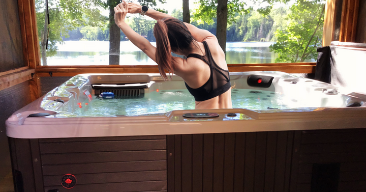 Stretches To Do While in Your Hot Tub – Canadian Spa Company