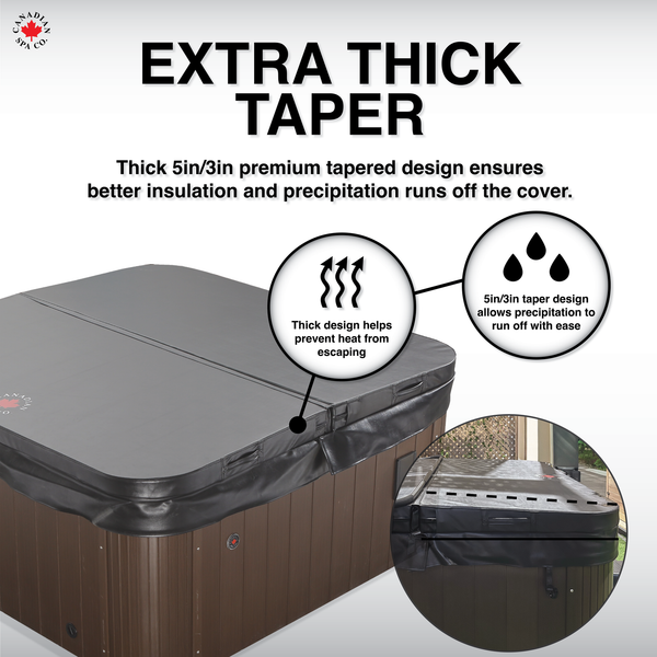 OEM Spa Cover - Gander/Granby/Manitoba - Black