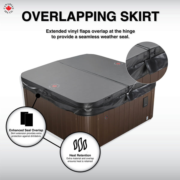 OEM Spa Cover - St Lawrence/Hudson 13ft - Brown