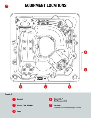 Toronto SE 6 Person 44 Jet Hot Tub