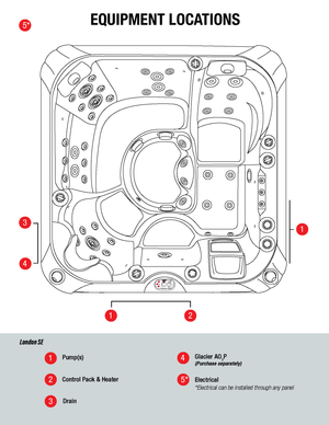 London SE 6-Person 48-Jet Hot Tub