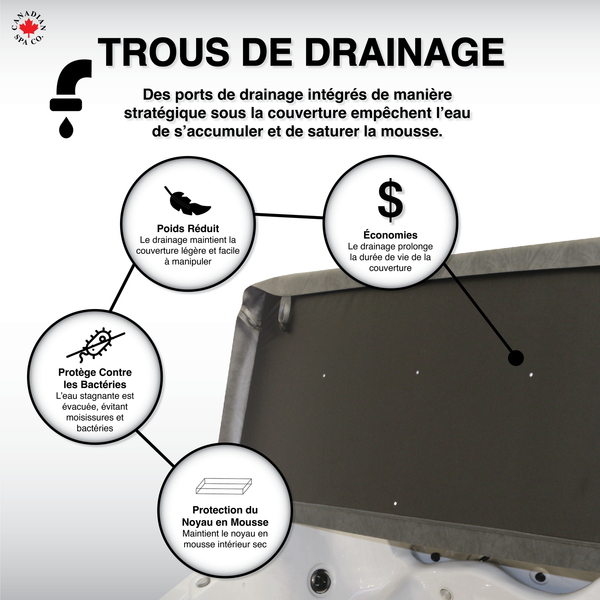 OEM Spa Cover - Winnipeg - Brown