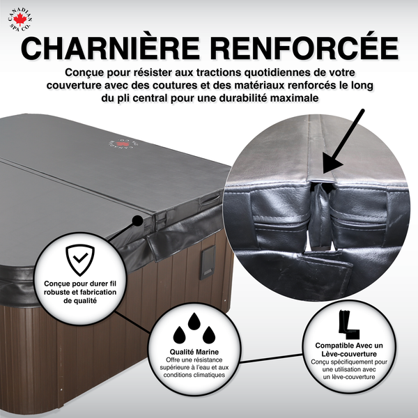OEM Spa Cover - St Lawrence/Hudson 13ft - Brown