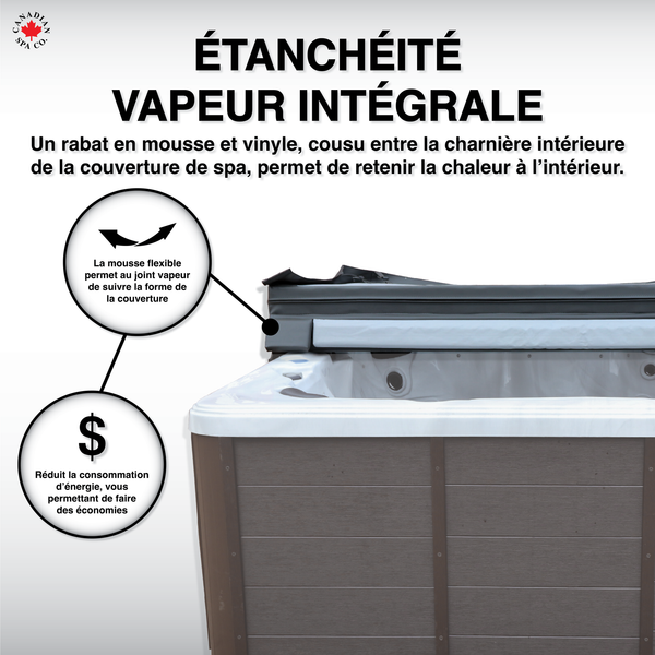 OEM Spa Cover - Winnipeg - Brown