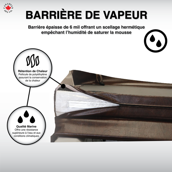OEM Spa Cover - St Lawrence/Hudson 13ft - Brown