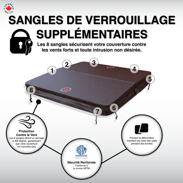 OEM Spa Cover - Winnipeg - Brown