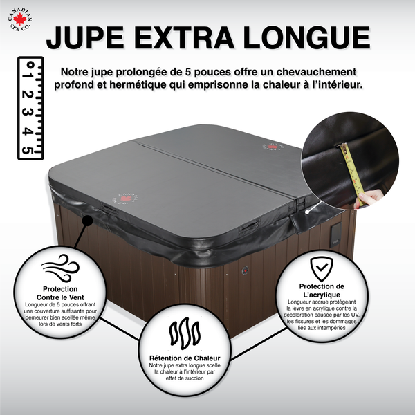 OEM Spa Cover - St Lawrence/Hudson 13ft - Brown