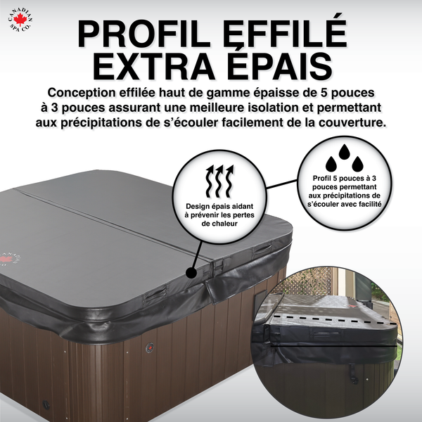 OEM Spa Cover - London - Black