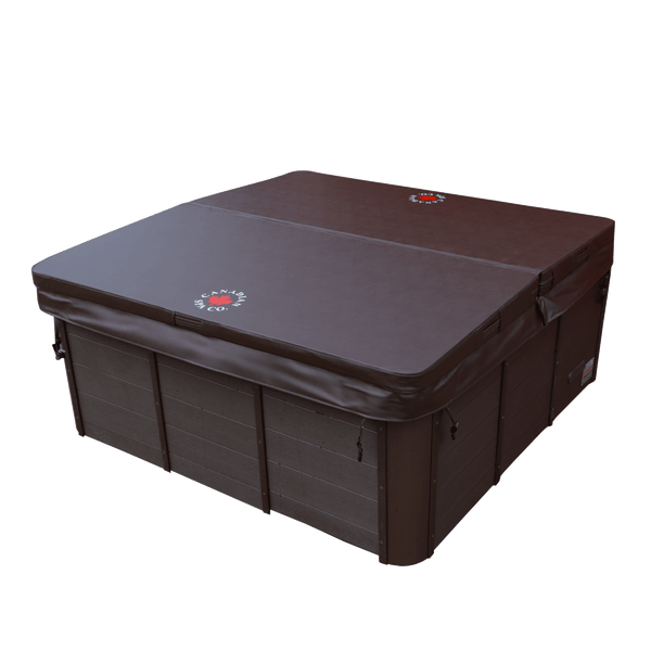 Universal Spa Cover - 82 inch - Brown