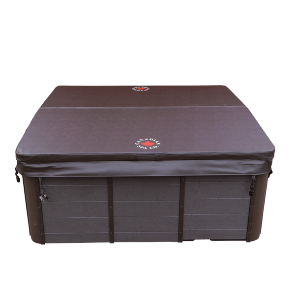 Universal Spa Cover - 88 inch - Brown